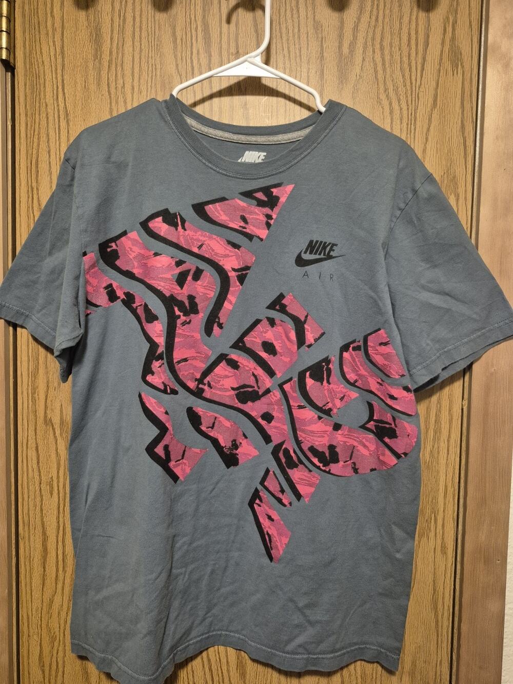 Nike Mens Qt S Plus Air Camo Tee Shirt,Size L